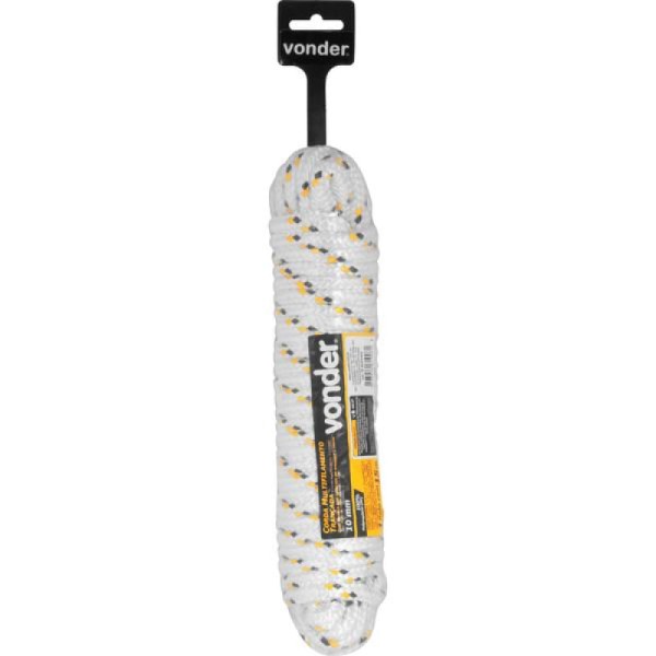 Encontraproduto.com.br - Corda Multifilamento Trançada 10mmx15 metros Cartela Vonder