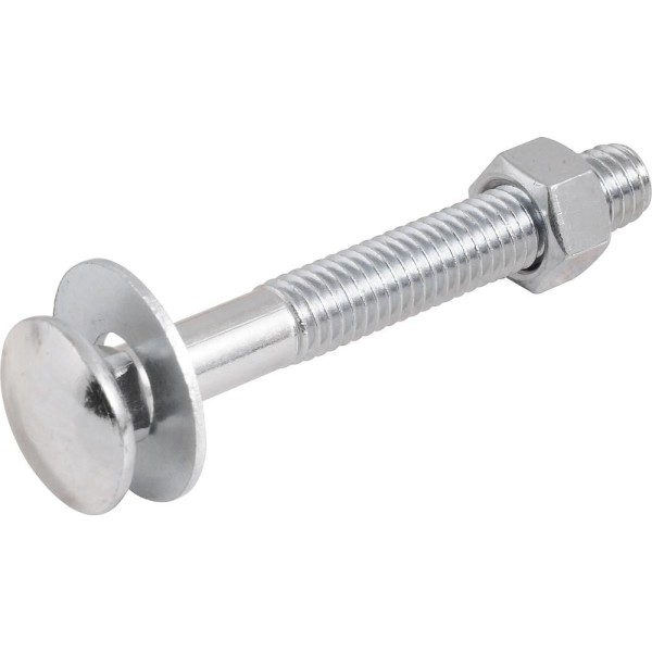 Encontraproduto.com.br - Parafuso Francês 3/8'x3'' Com Porca E Arruela 2 Peças Vonder