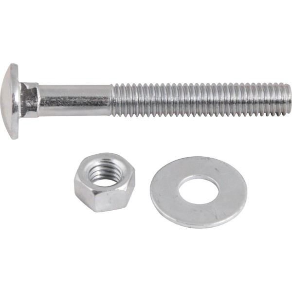Encontraproduto.com.br - Parafuso Francês 3/8'x3'' Com Porca E Arruela 2 Peças Vonder