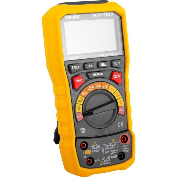 Encontraproduto.com.br - Multimetro Digital True-Rms MDV7510 Vonder