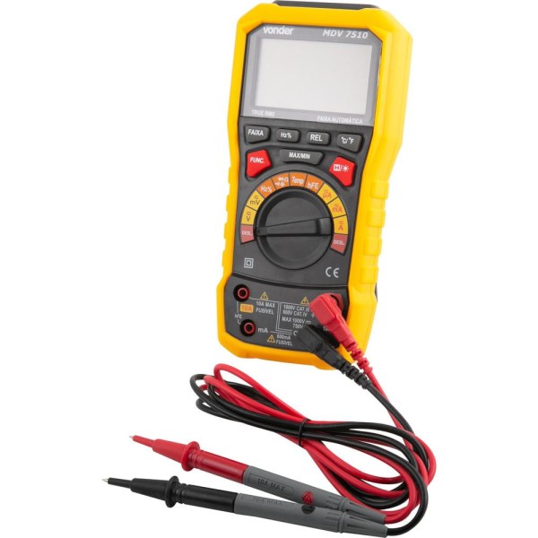 Encontraproduto.com.br - Multimetro Digital True-Rms MDV7510 Vonder