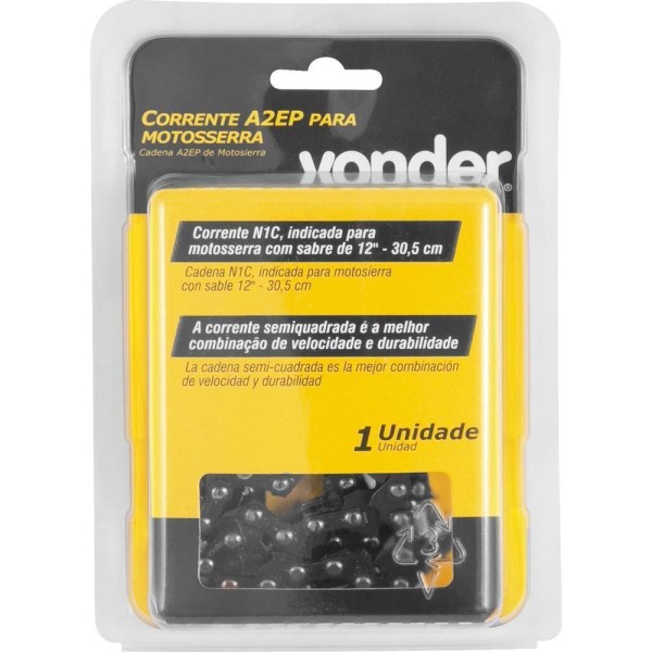 Encontraproduto.com.br - Corrente N1c Para Motosserra Com Sabre De 12'' Vonder