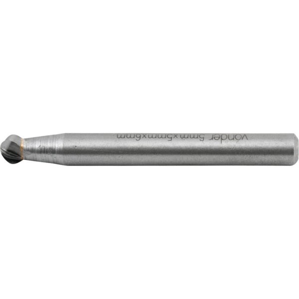 Encontraproduto.com.br - Lima Rotativa Esférica P/ Alumínio 5 Mm C/ Haste 6 Mm Vonder