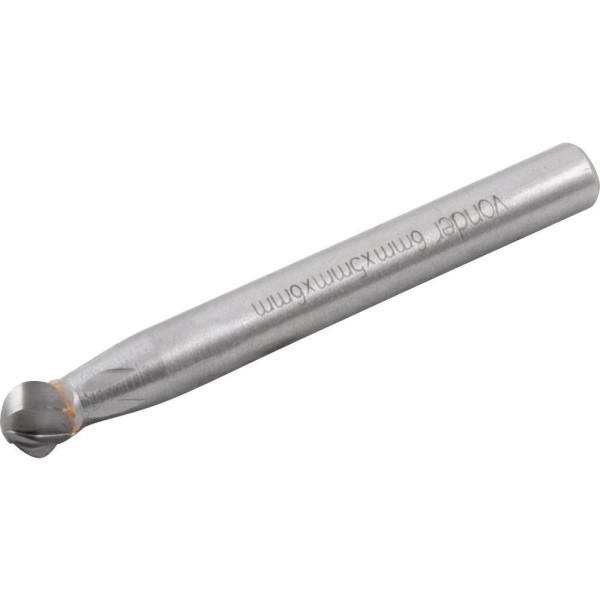 Encontraproduto.com.br - Lima Rotativa Esférica P/ Alumínio 6 Mm C/ Haste 6 Mm Vonder