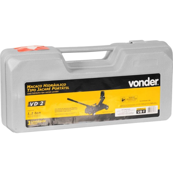 Encontraproduto.com.br - Macaco Jacare 1,2Tonelada Portatil VD2 VONDER