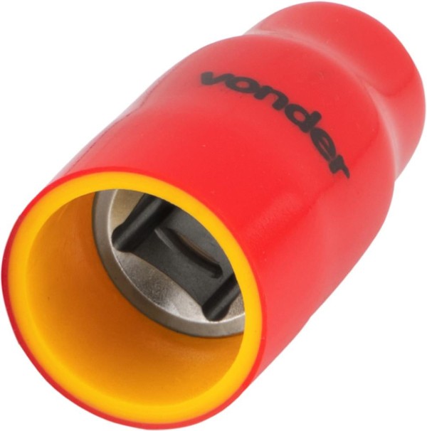 Encontraproduto.com.br - Soquete Isolado Sextavado Encaixe 1/2'' 10mm Iec60900 Vonder