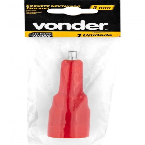 Encontraproduto.com.br - Soquete Isolado Ponta Hexagonal 1/2'' 05mm Iec60900 Vonder
