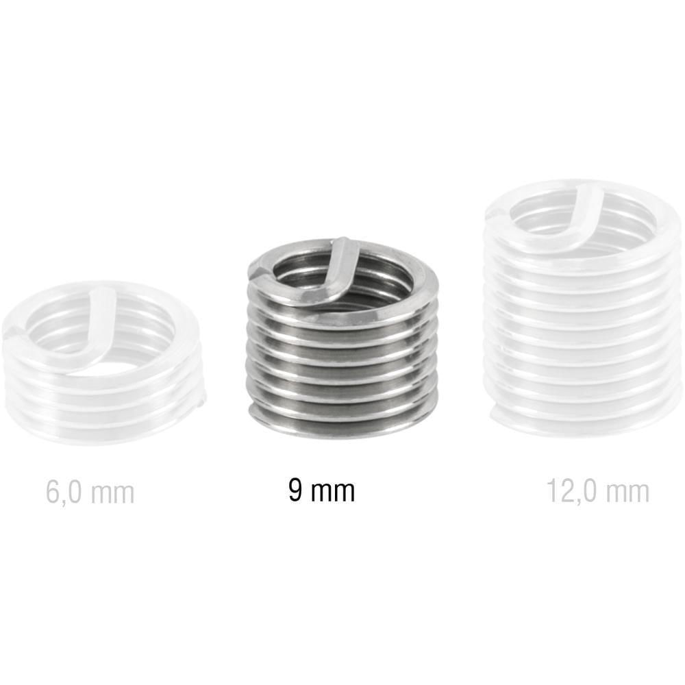 Inserto Roscado M6 x 9 mm com 10 peças Vonder