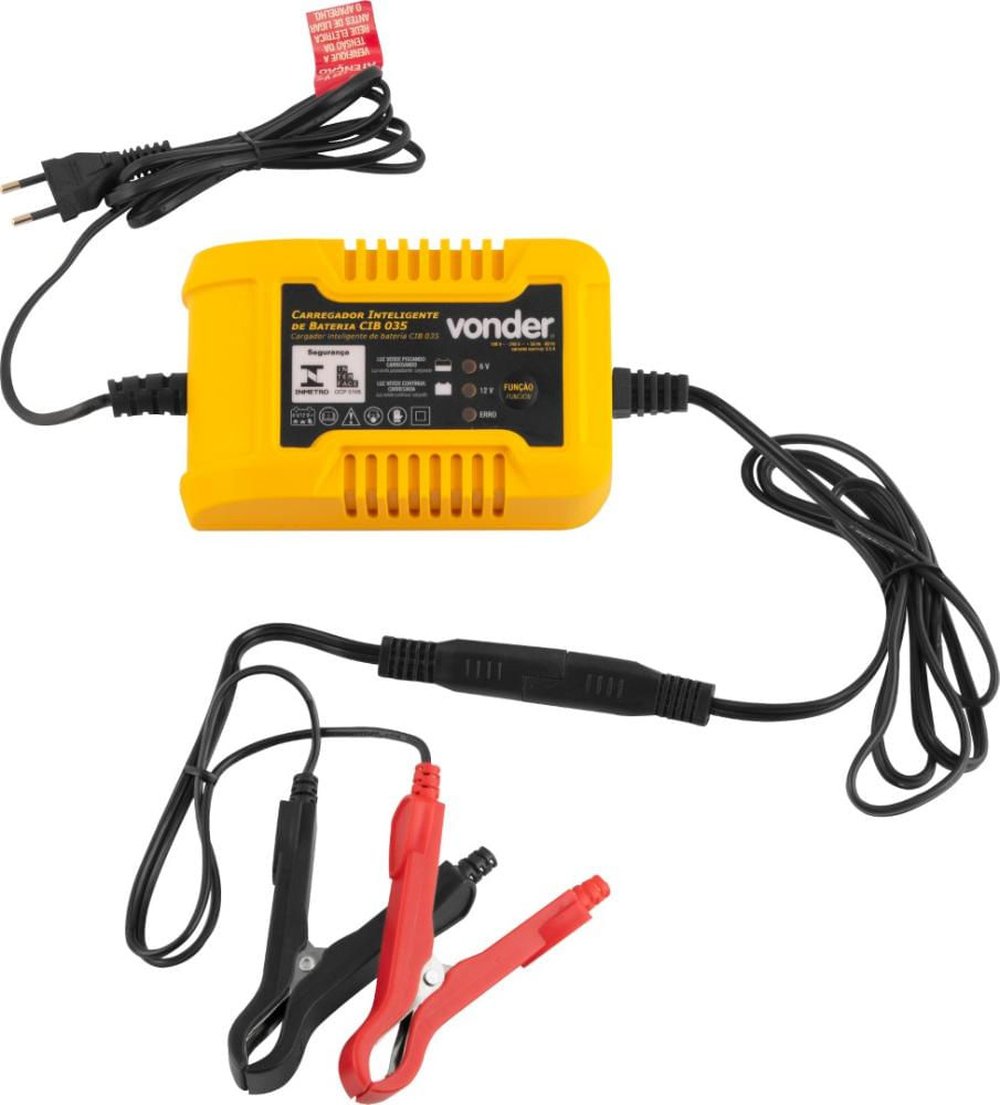 Encontraproduto.com.br - Carregador Inteligente de Bateria Bivolt Cib 035 Vonder