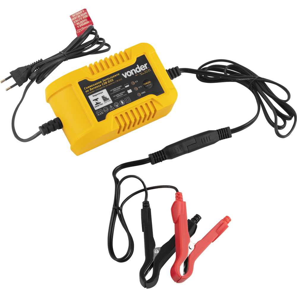 Encontraproduto.com.br - Carregador Inteligente de Bateria Bivolt Cib 035 Vonder