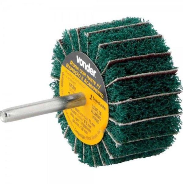 Encontraproduto.com.br - Roda Com Haste Remoção/Acabamento 80X50mm G180 Vonder
