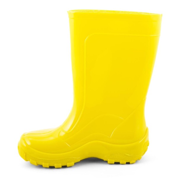 Encontraproduto.com.br - Bota Infantil de PVC Amarela com Forro - VONDER