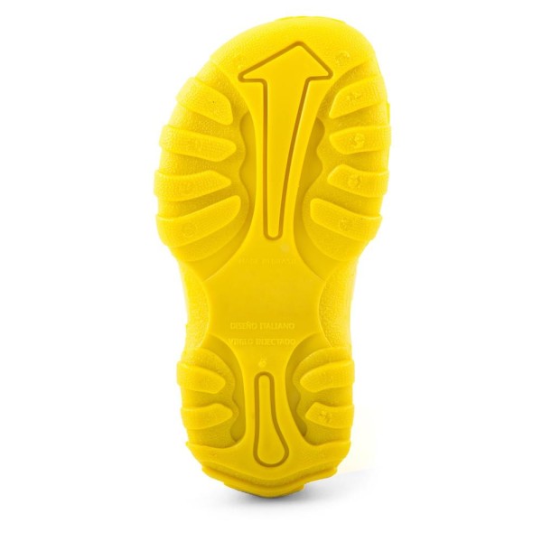 Encontraproduto.com.br - Bota Infantil de PVC Amarela com Forro - VONDER