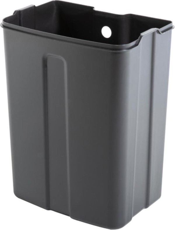 Encontraproduto.com.br - Lixeira retangular 12,0 litros inox cinza - VONDER