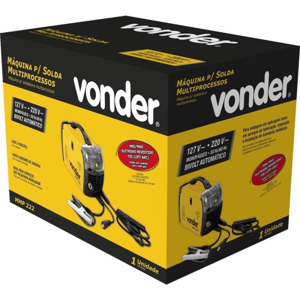 Encontraproduto.com.br - Máquina para Solda Multiprocessos MMP222 Vonder
