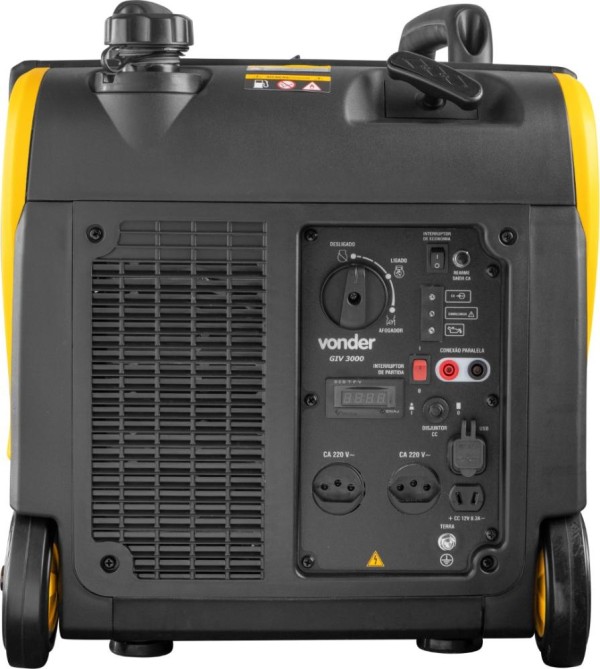 Encontraproduto.com.br - Inversor à Gasolina 3000W 127V Giv 3000 Vonder