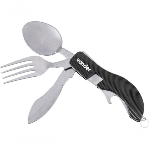Encontraproduto.com.br - Canivete Multiuso Talheres 4Em1 Vonder