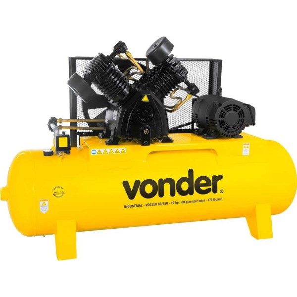 Encontraproduto.com.br - Compressor de ar VDCSL 60/350 10,0 cv trifásico 380 V ~/660 V~ - VONDER