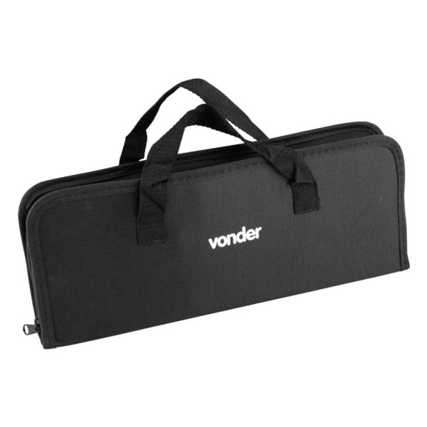 Encontraproduto.com.br - Kit Churrasco Inox 10 peças com Estojo Vonder