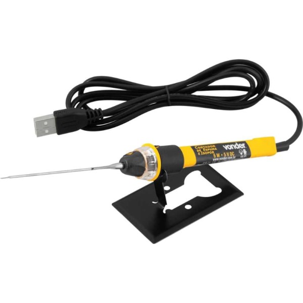 Encontraproduto.com.br - Cortador De Espuma E Isopor 6w Usb Vonder