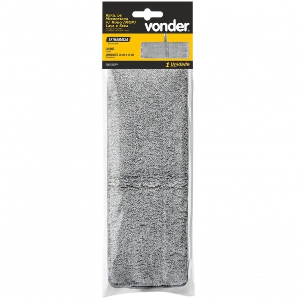 Encontraproduto.com.br - Refil De Microfibra Para Rodo Mop Lava E Seca Vonder