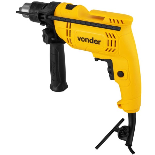 Encontraproduto.com.br - Furadeira De Impacto 1/2 Fiv 519 Jogo Com 19 Acessórios 220V Vonder