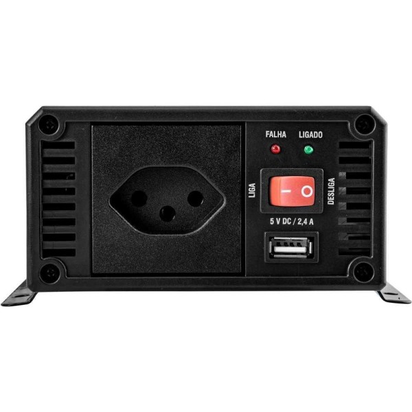 Encontraproduto.com.br - Inversor De Potencia 600W 12V Para 220V Vonder