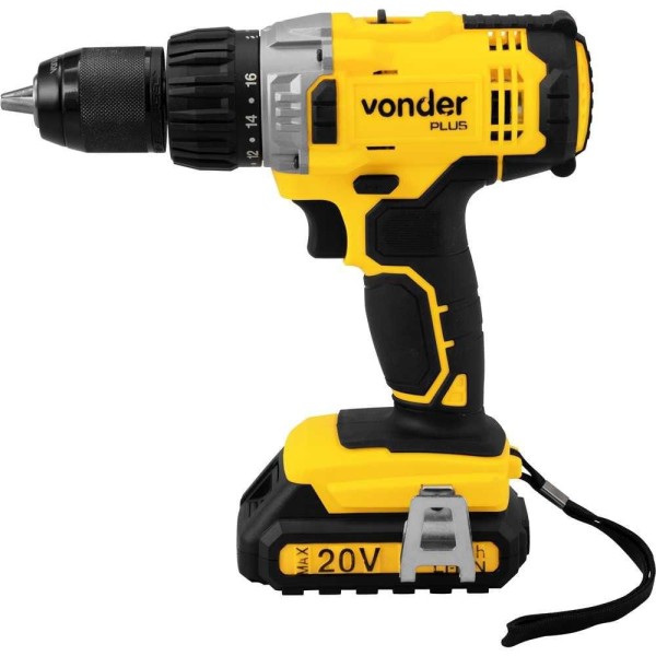 Encontraproduto.com.br - Parafusadeira/furadeira com impacto 20V PFV-200I Vonder