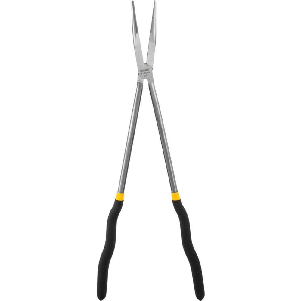 Encontraproduto.com.br - Alicate Bico Meia Cana Reto 16   Extra Longo Vonder