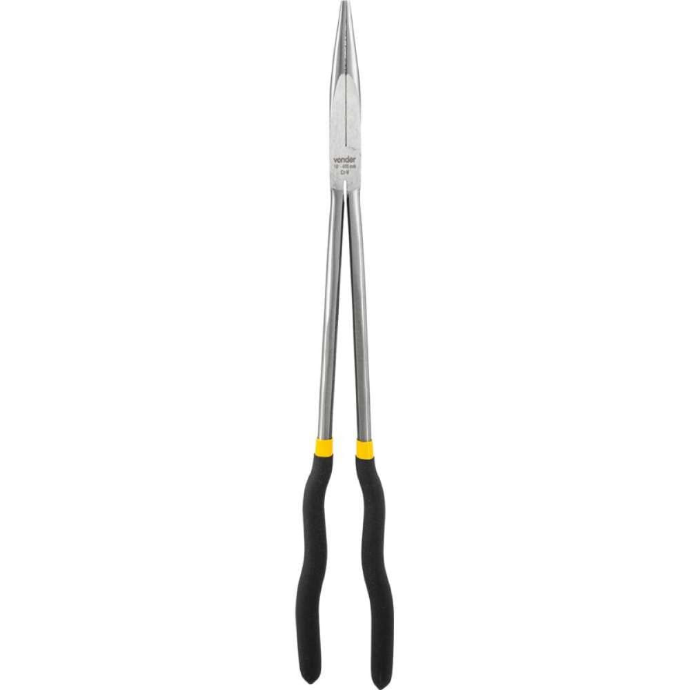 Encontraproduto.com.br - Alicate Bico Meia Cana Reto 16   Extra Longo Vonder