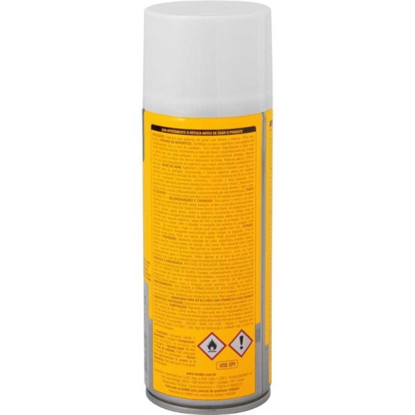 Encontraproduto.com.br - Tinta Spray Acrílica Branco Fosco 350ML/250G Vonder