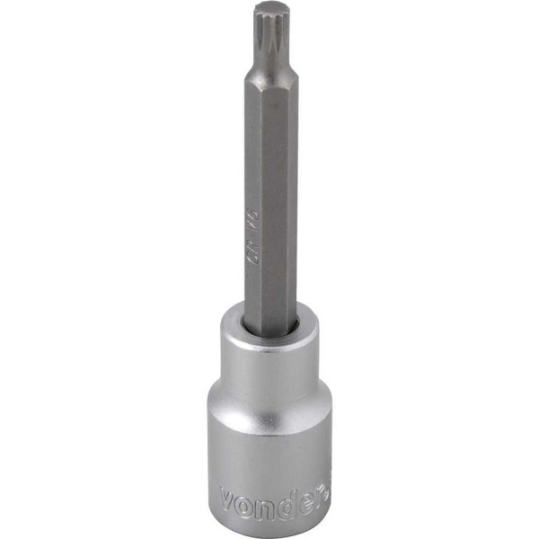 Encontraproduto.com.br - Soquete Multidentado Encaixe 1/2 6mm Longo CRV Vonder