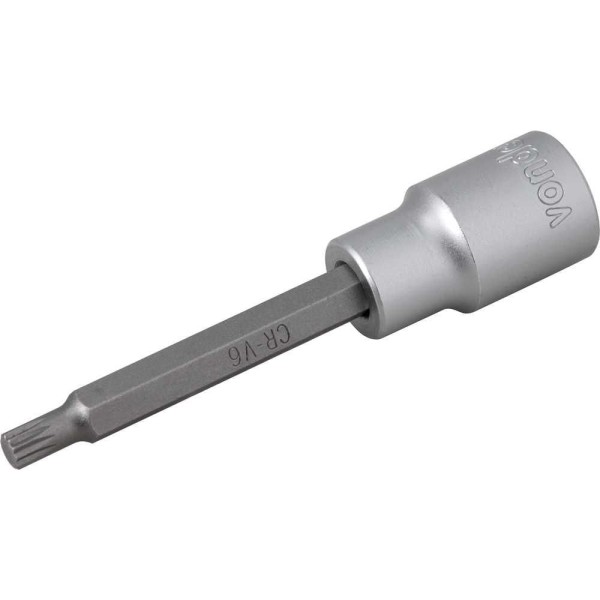 Encontraproduto.com.br - Soquete Multidentado Encaixe 1/2 6mm Longo CRV Vonder