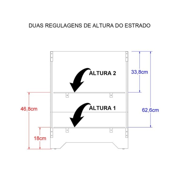 Encontraproduto.com.br - Berço Com Colchão Ditália Multifuncional 3x1 BBI-51 Branco