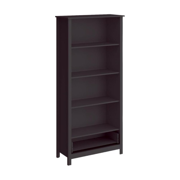Encontraproduto.com.br - Cristaleira Ditália 2 Portas 1 Gaveta E-954 Preto