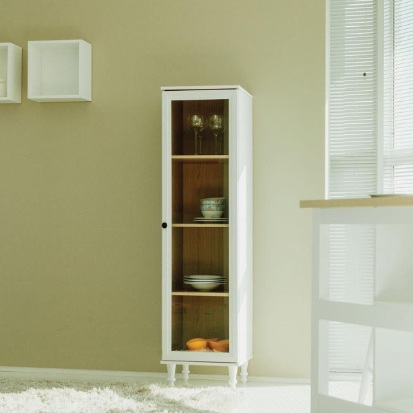 Encontraproduto.com.br - Cristaleira +aparador Ditália +kit Luz E-963-r-629 Cor:branco Branco