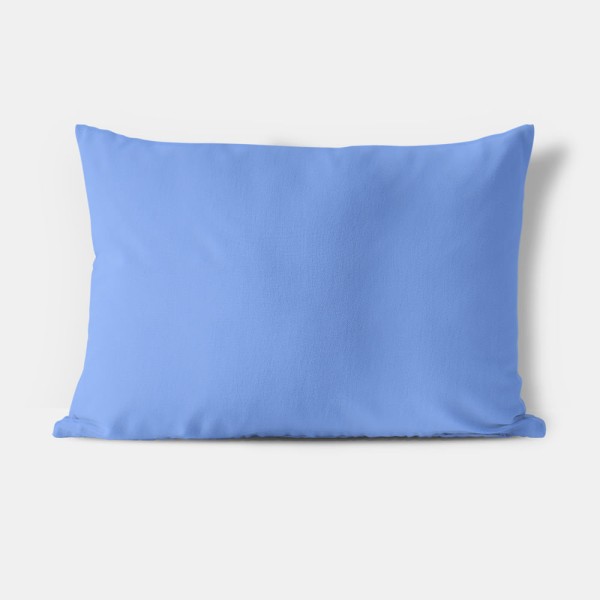 Encontraproduto.com.br - Fronha Domani DMI 50x70 azul anil 100% algodão