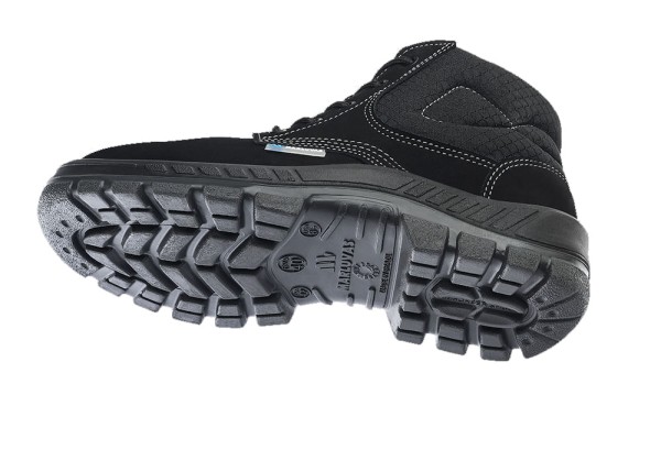 Bota Botina 43 Coturno Seguranca Couro Nobuck Preta Marluvas