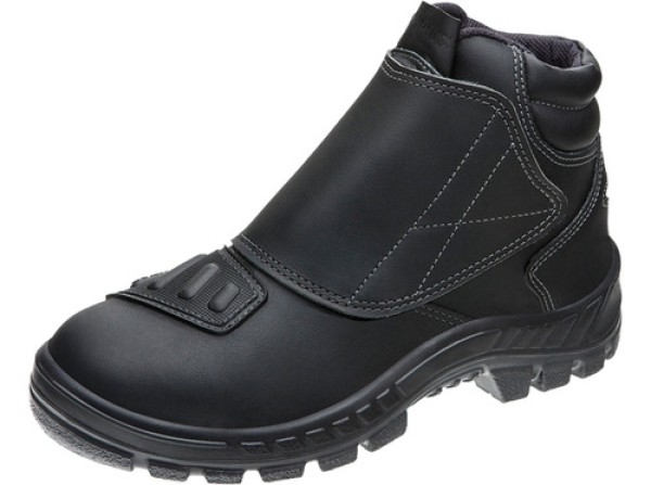 Bota Motociclista de Couro com Fitas Alto Colante N40 Preto CA42860 MARLUVAS