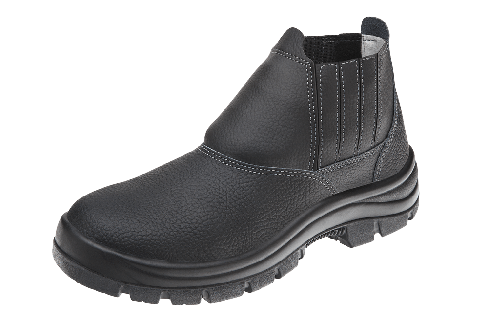 Encontraproduto.com.br - Bota de Couro Elástico Preto - 42 Marluvas