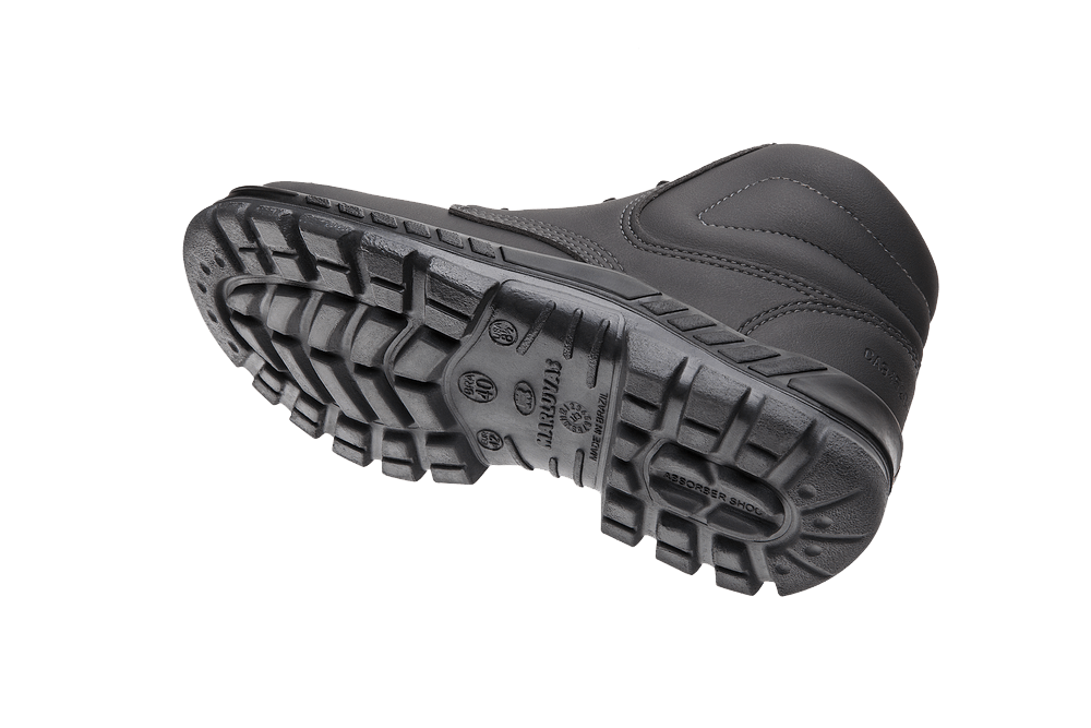 Encontraproduto.com.br - Bota Microfibra BIco Plástico com Cadarço N43 ca35768 MARLUVAS
