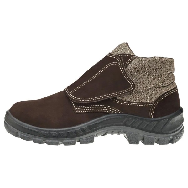 Encontraproduto.com.br - Bota Camurça Bico Plástico Fechamento em Velcro C.A.39286 N44 MARLUVAS