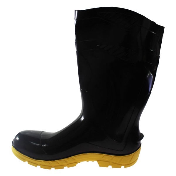 Encontraproduto.com.br - Bota de PVC Marluvas Vulcaflex Cano Alto Solado Amarelo