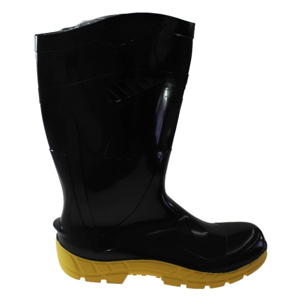 Encontraproduto.com.br - Bota de PVC Marluvas Vulcaflex Cano Alto Solado Amarelo