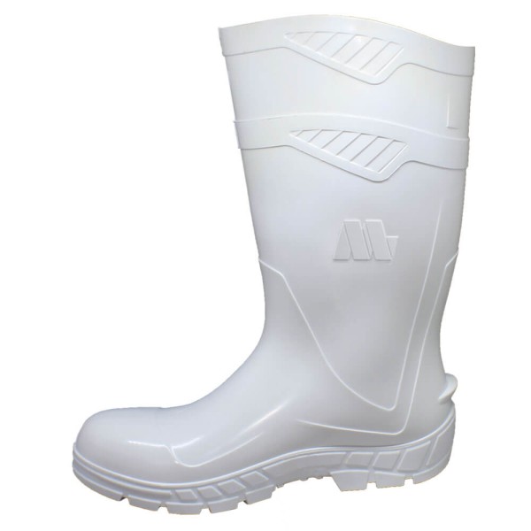 Encontraproduto.com.br - Bota de PVC Marluvas Vulcaflex Cano Alto com Forro Branca