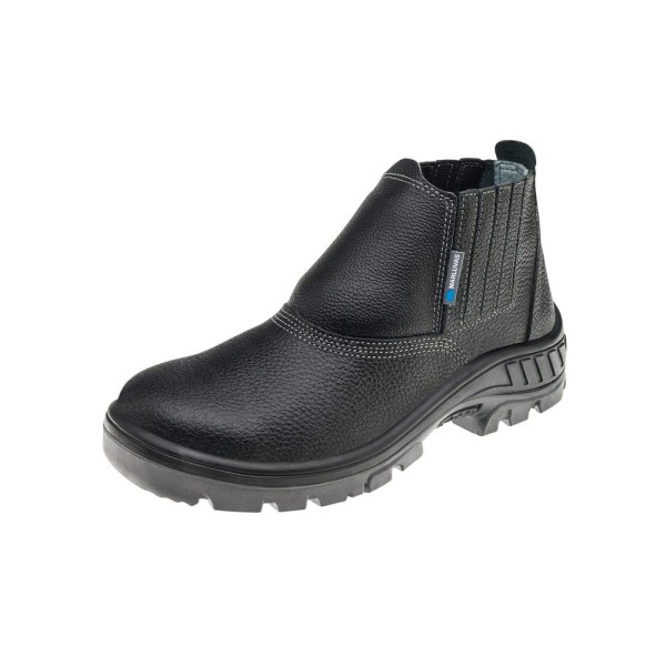 Encontraproduto.com.br - Bota Vaqueta Bico de Aço sem Cadarço PU N40 ca41429 MARLUVAS