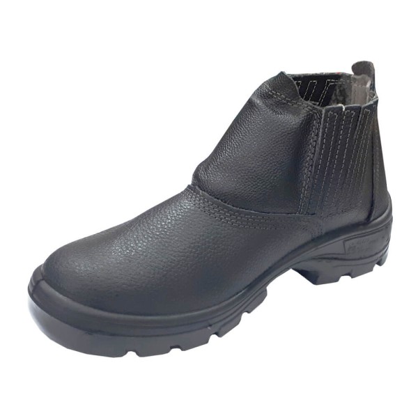 Encontraproduto.com.br - Bota Vaqueta Bico de Aço sem Cadarço PU N40 ca41429 MARLUVAS