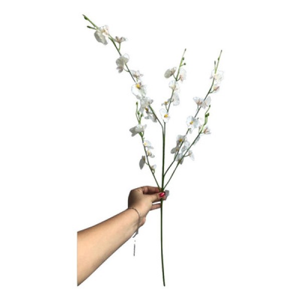 Encontraproduto.com.br - Haste de Orquídea Chuva de Prata Artificial | Formosinha
