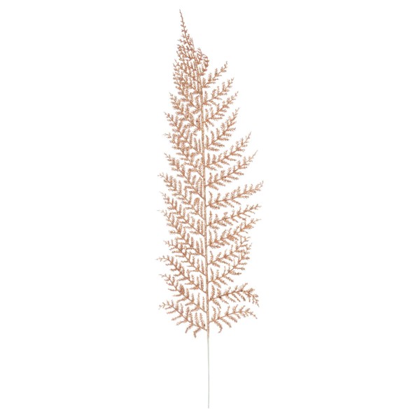 Folha Decorativa D&A com Glitter Nude - 55 cm
