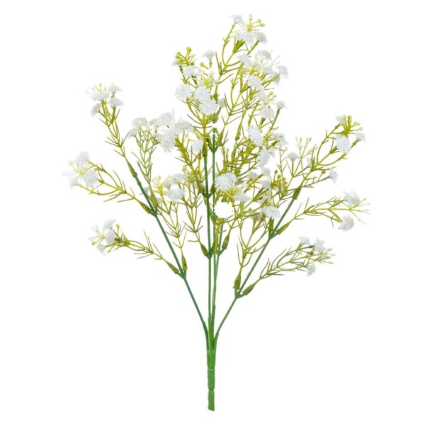 Buque Carinho de Mãe Flor Arte Branco 34cm